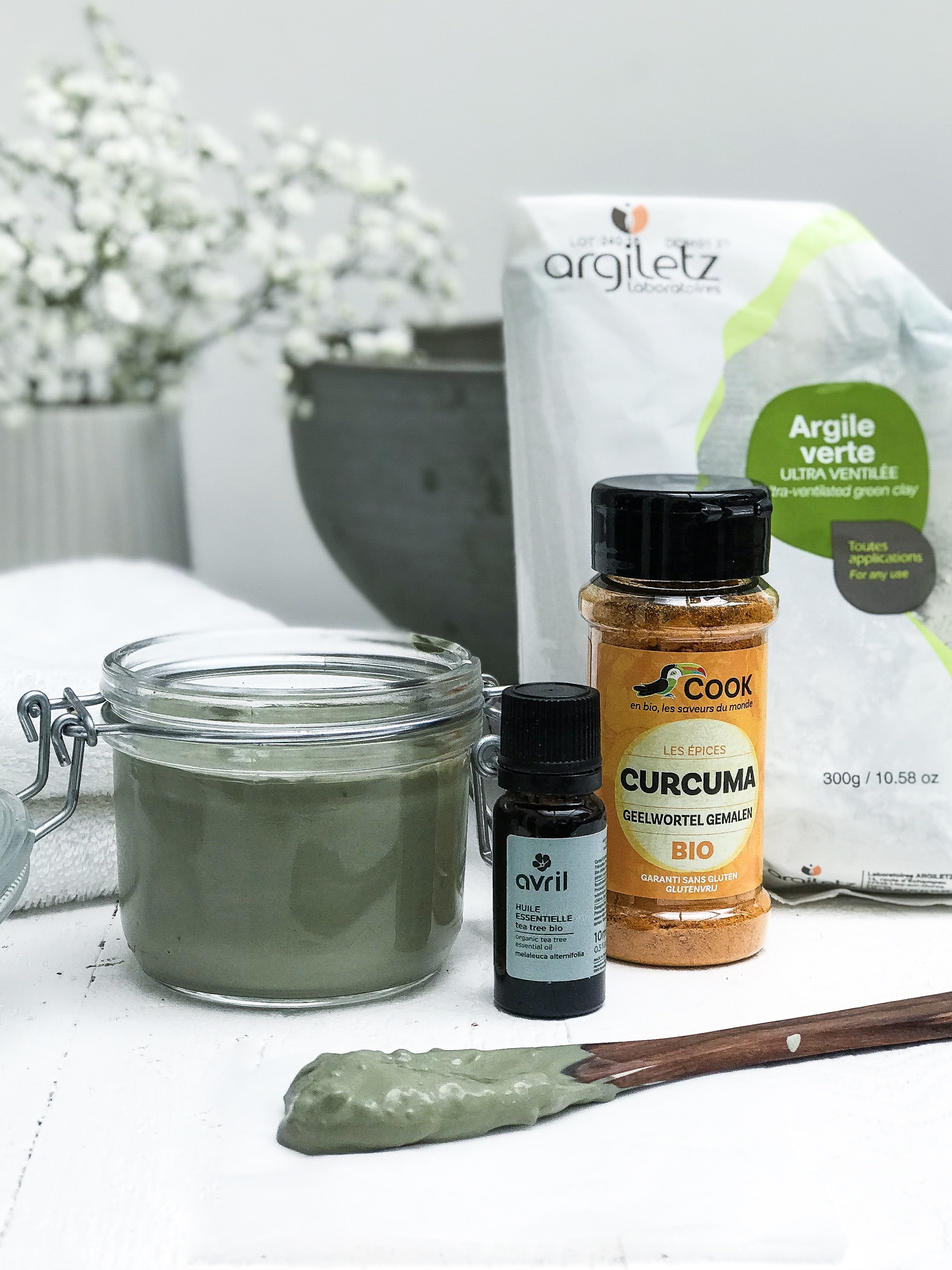 Masque argile verte